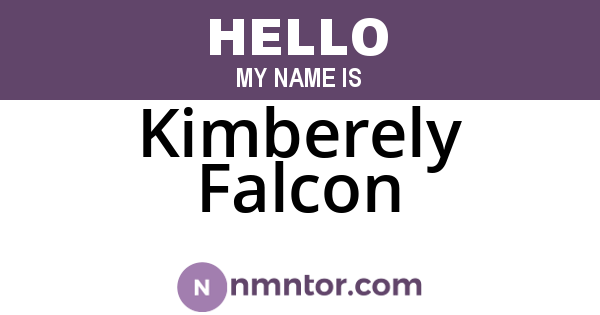 Kimberely Falcon