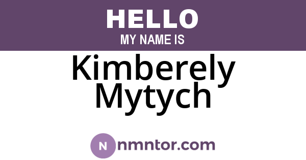 Kimberely Mytych