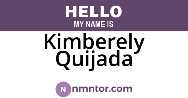 Kimberely Quijada