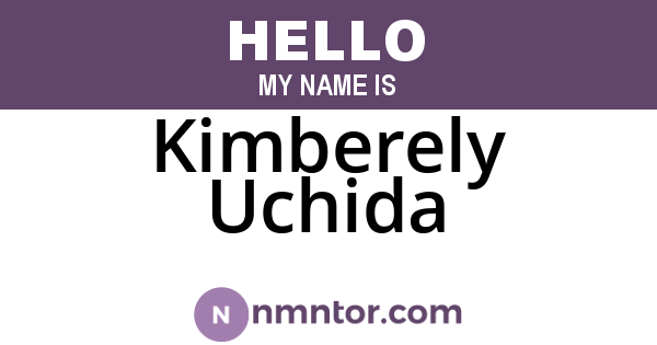 Kimberely Uchida