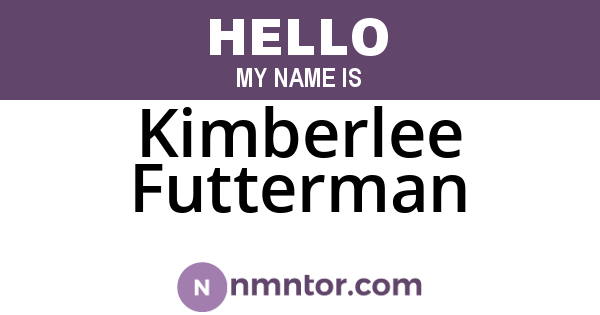 Kimberlee Futterman
