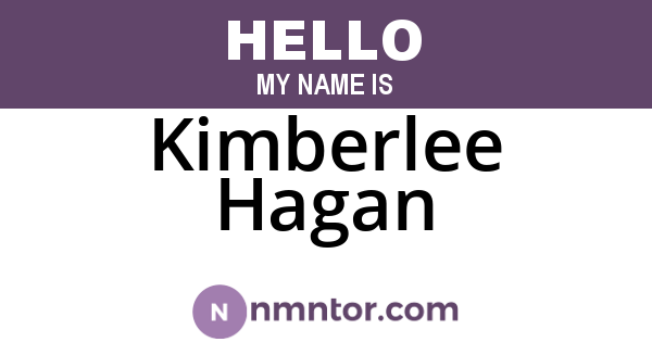 Kimberlee Hagan