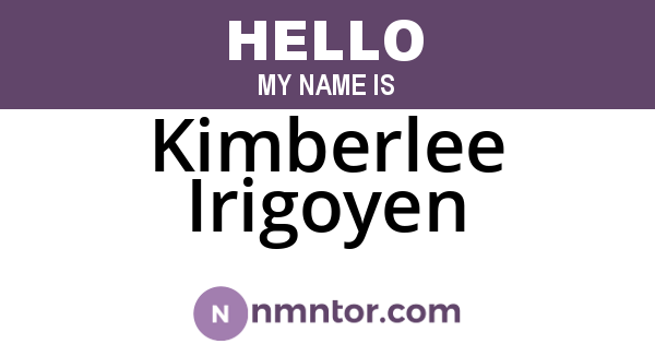Kimberlee Irigoyen