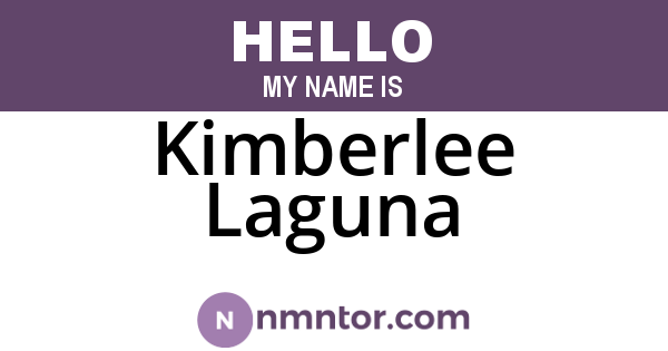 Kimberlee Laguna