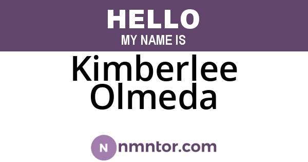 Kimberlee Olmeda