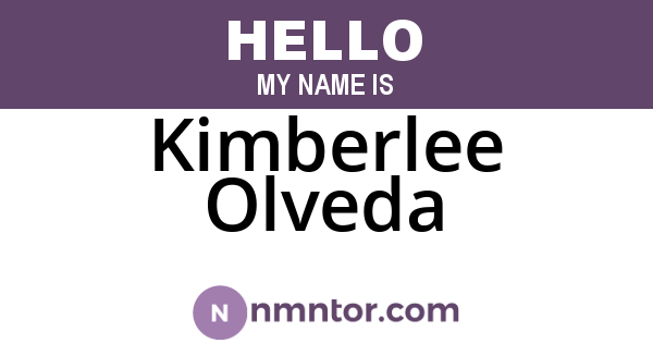 Kimberlee Olveda
