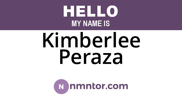 Kimberlee Peraza