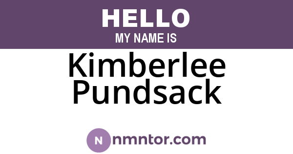 Kimberlee Pundsack