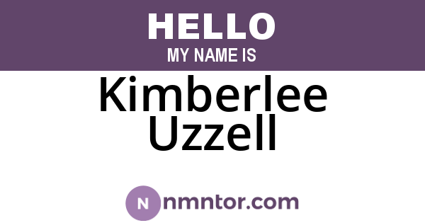 Kimberlee Uzzell