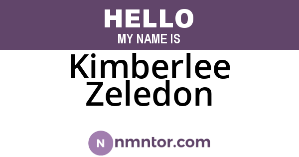 Kimberlee Zeledon