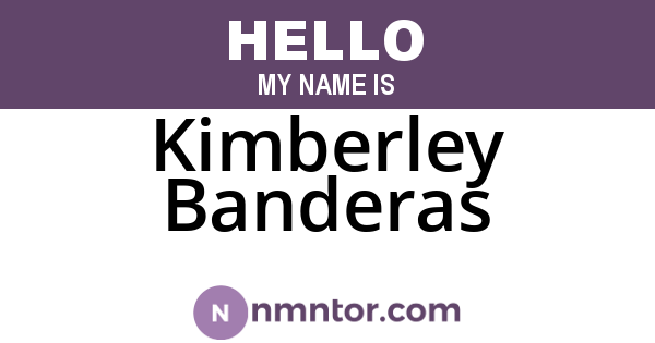 Kimberley Banderas
