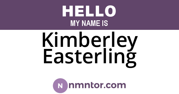 Kimberley Easterling