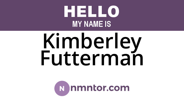 Kimberley Futterman