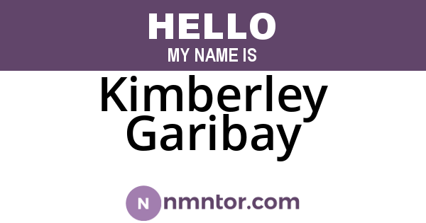 Kimberley Garibay