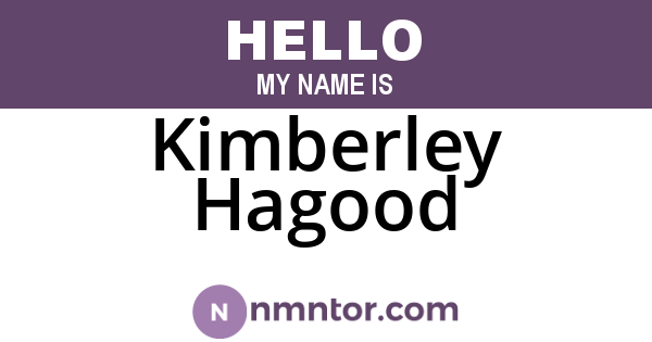 Kimberley Hagood