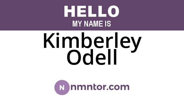 Kimberley Odell
