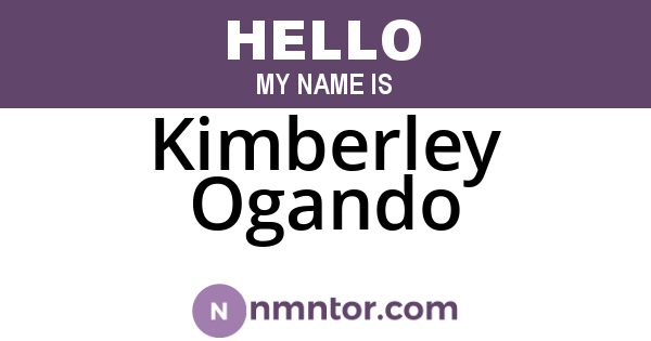 Kimberley Ogando