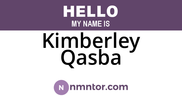 Kimberley Qasba