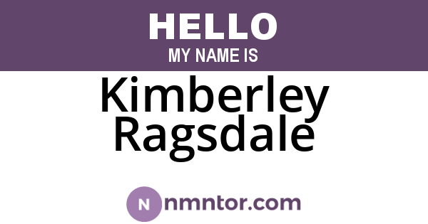 Kimberley Ragsdale