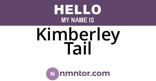 Kimberley Tail