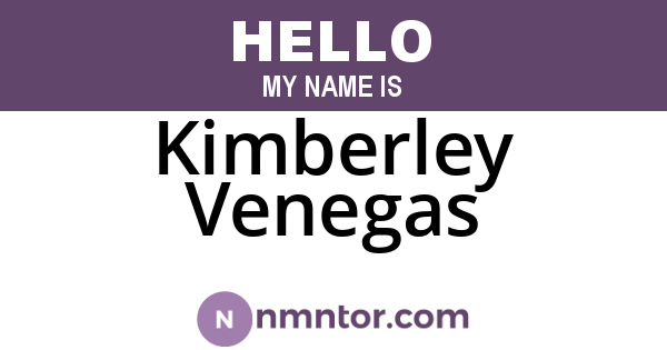 Kimberley Venegas