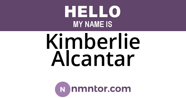 Kimberlie Alcantar