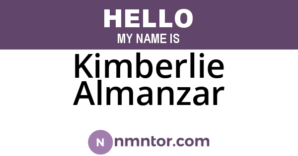 Kimberlie Almanzar