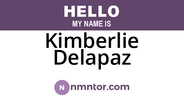 Kimberlie Delapaz