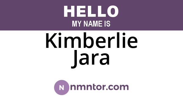 Kimberlie Jara