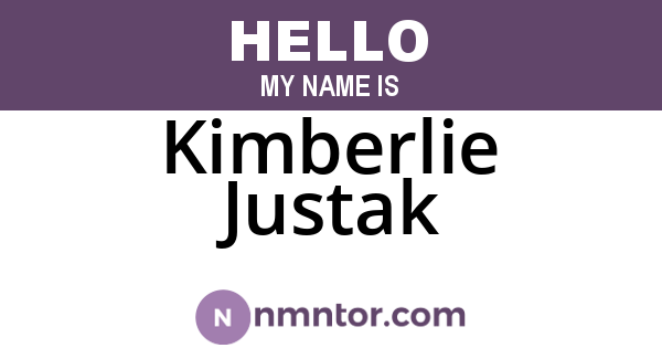 Kimberlie Justak