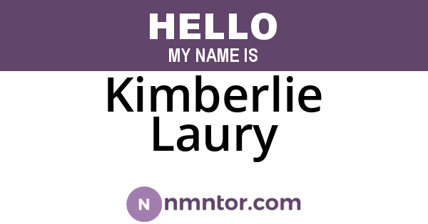 Kimberlie Laury