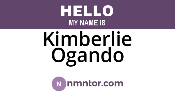Kimberlie Ogando