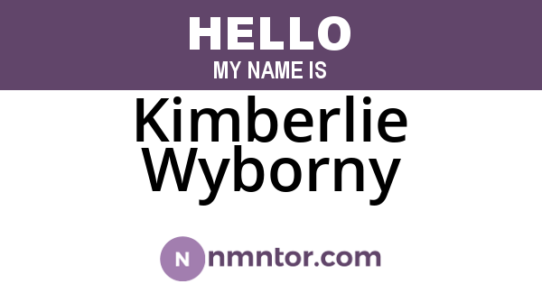 Kimberlie Wyborny