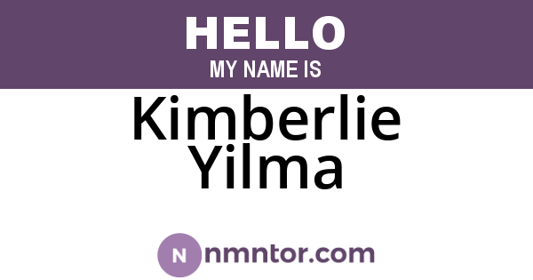 Kimberlie Yilma