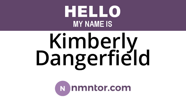 Kimberly Dangerfield