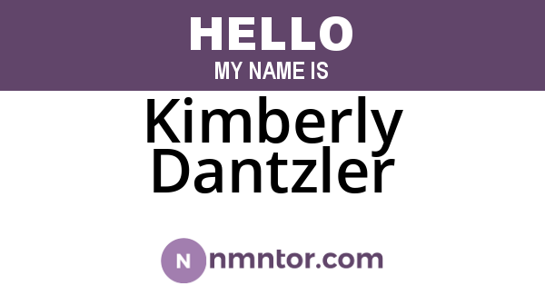 Kimberly Dantzler