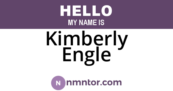 Kimberly Engle