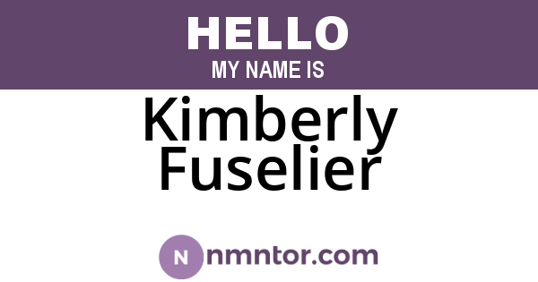 Kimberly Fuselier