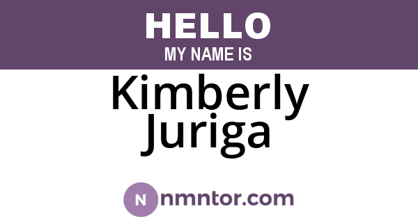 Kimberly Juriga