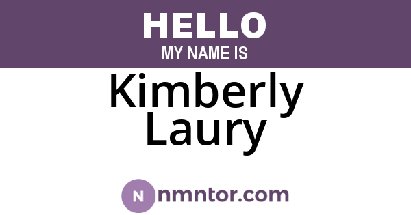 Kimberly Laury