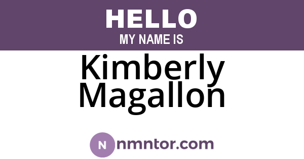 Kimberly Magallon