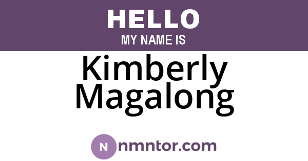 Kimberly Magalong