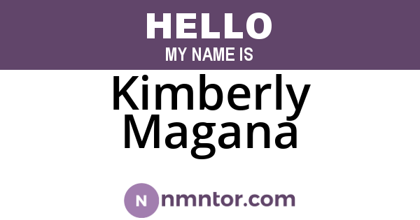 Kimberly Magana