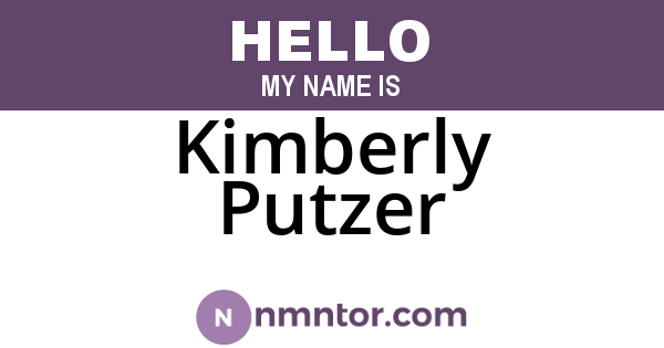 Kimberly Putzer