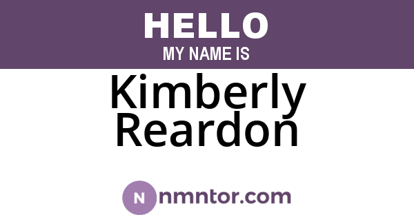 Kimberly Reardon