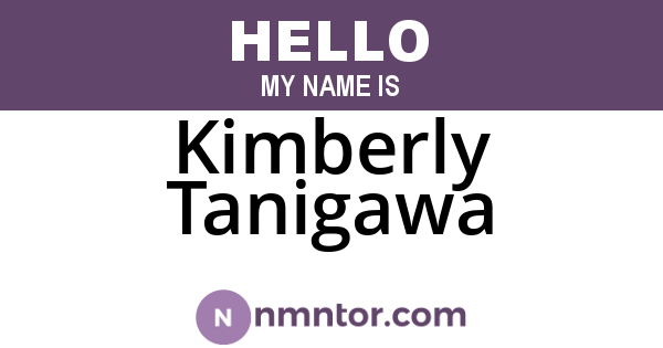 Kimberly Tanigawa