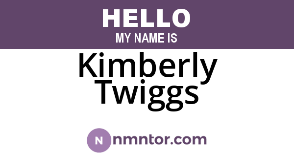 Kimberly Twiggs