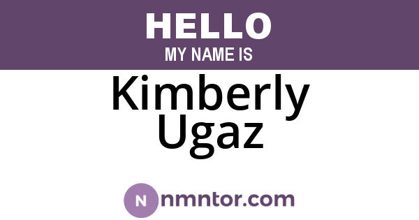 Kimberly Ugaz