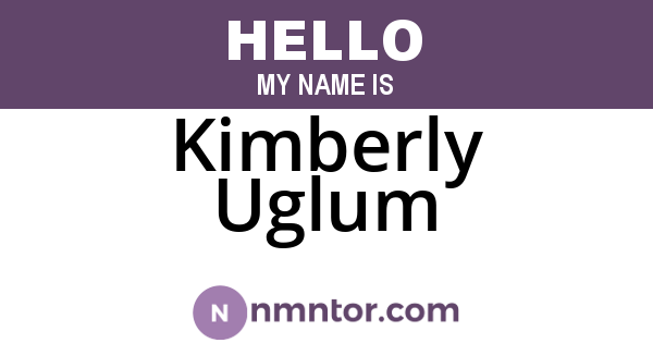 Kimberly Uglum