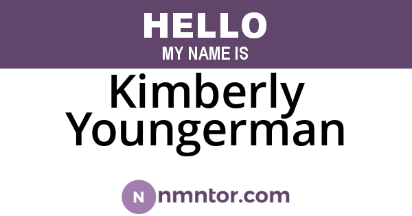 Kimberly Youngerman